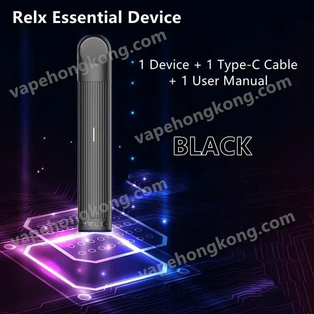 Relx Essential Pod System (悅刻4, 5代通用)(主機x1+Type-C 綫x1) - VapeHongKong