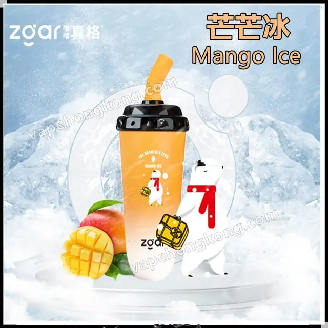 Zgar Polar Bear Milk Tea Cup Disposable Electronic Cigarette (6000 Puffs) (Multiple Flavors) (Rechargeable)