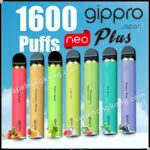Gippro neo Plus 1600 puffs disposable electronic cigarette (can suck 1600 puffs) (multiple flavors)