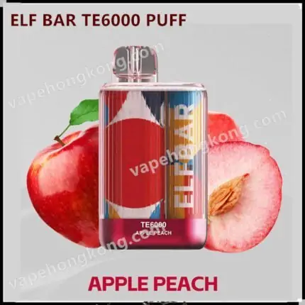 ELFBAR TE6000 Disposable Vape(6000 puffs)(Rechargeable)(Type-C Port)