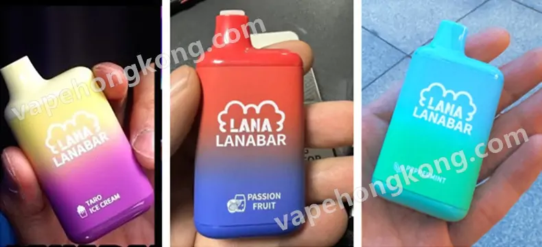 LanaBar 5000 口一次性電子煙(7ml煙油)(850mAh)(可充電)(Type-C)