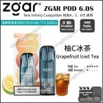 Zgar 6.0s Pod(Relx Infinity Compatible)(3ml Pod Each)(Multiple Series)(Limited Time Sales: Buy 9 Pods get 1 free Zgar Nano Device!)