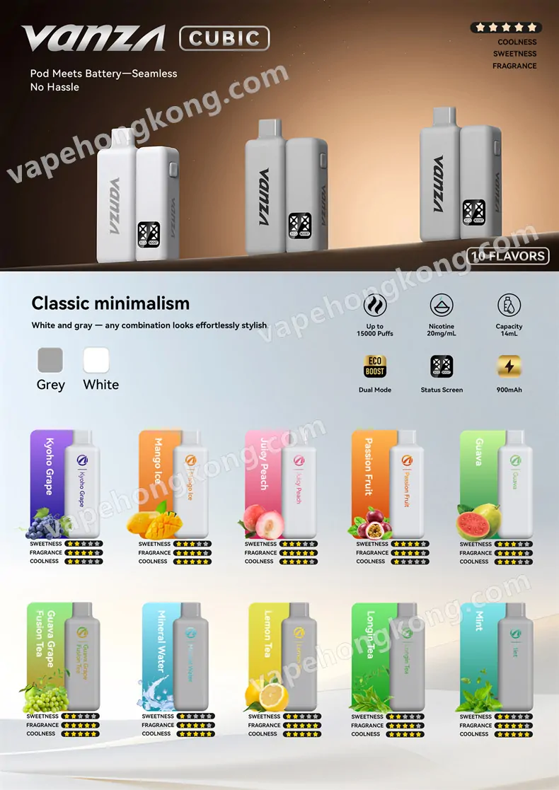 VANZA Device with Replaceable Pods System