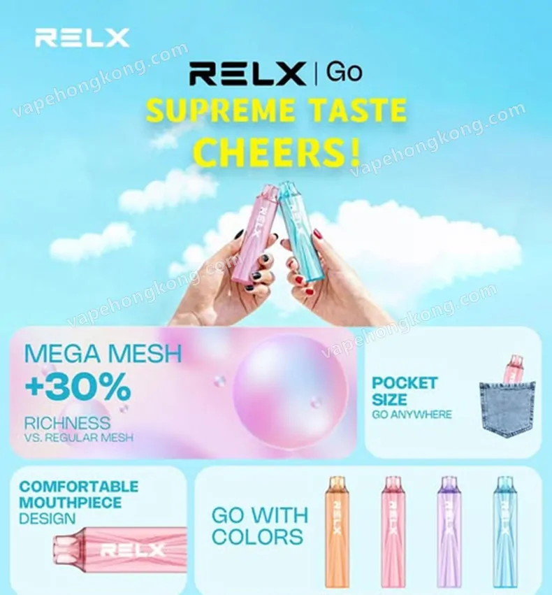 RELX 小彩條 Smash GO (12K) Color Stripes